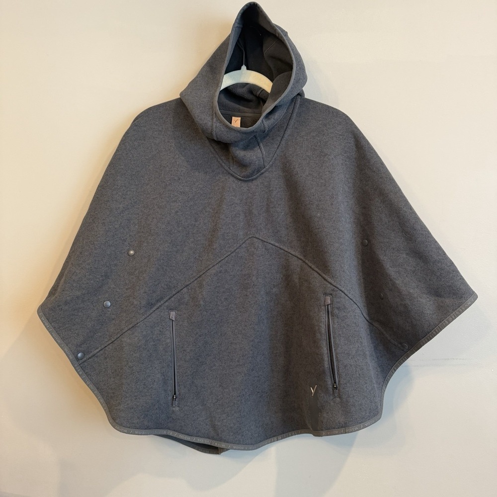 Indyeva Satu Poncho Small/medium Minimalist Grey